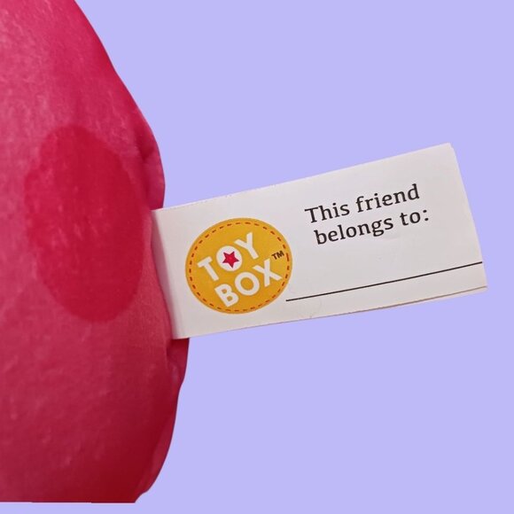 Toy Box Boba Tea Character Plush Toy With Rainbow Ears & Mane "14"inch - Picture 3 of 10